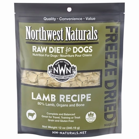 'BUNDLE DEAL': Northwest Naturals Lamb Freeze Dried Raw Diet Dog Food