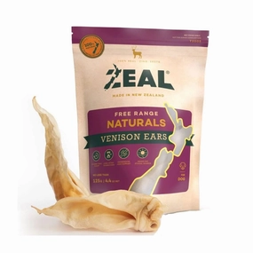 'BUNDLE DEAL': Zeal Free Range Naturals Venison Ears Dog Treats 125g