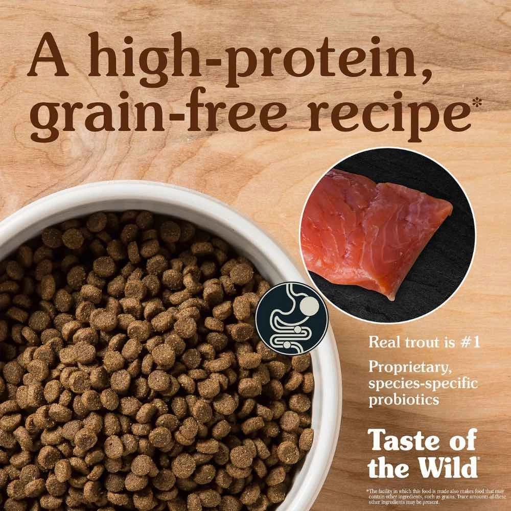 'BUNDLE DEAL/FREE TREAT': Taste Of The Wild Canyon River Trout & Smoke-Flavored Salmon Grain-Free Dry Cat Food