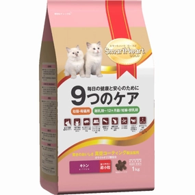'FREE CANNED FOOD': Smartheart Gold Kitten Dry Cat Food 1kg