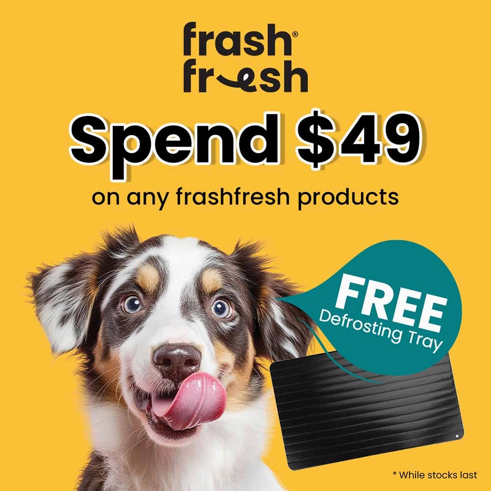 'FREE DEFROSTING TRAY': frashfresh Cooked Duck NutriAbsorb Frozen Dog Food 2.25kg