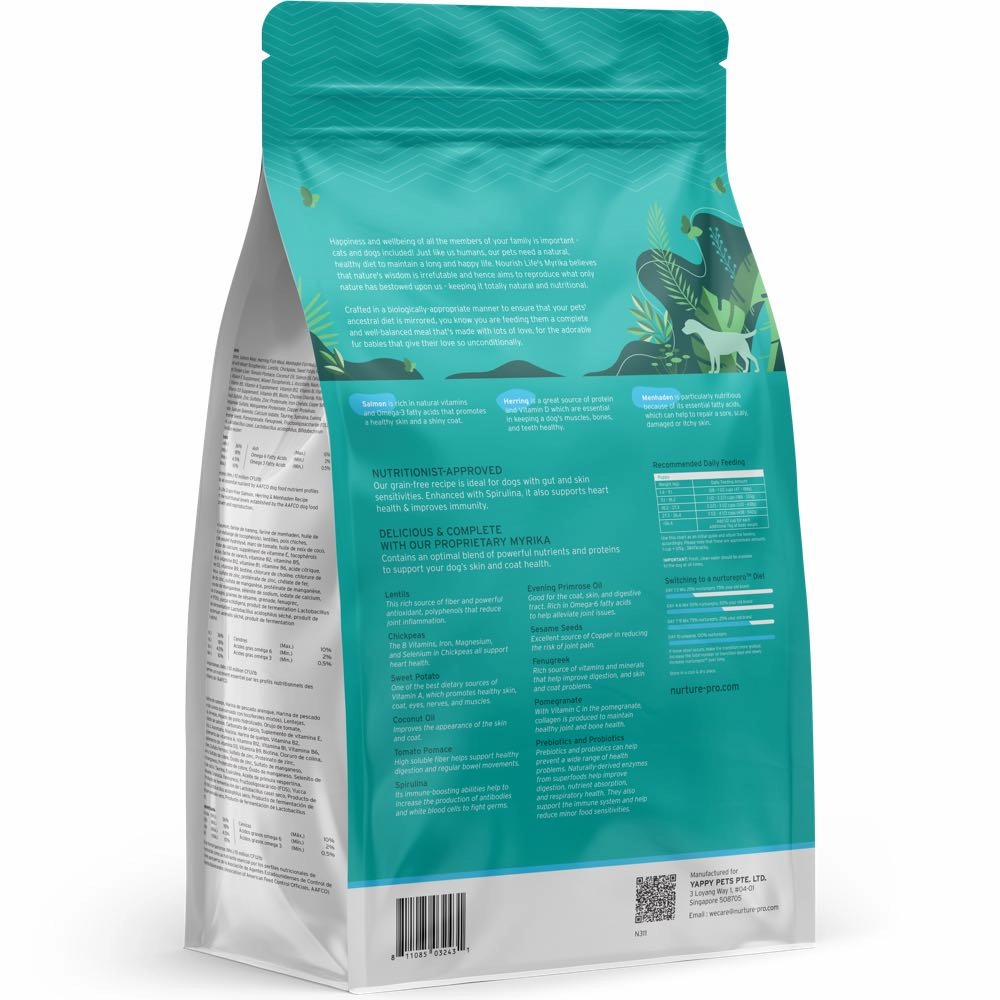 'TRIAL SPECIAL $3 OFF': Nurture Pro Nourish Life Grain-Free Dry Dog Food 0.6lb