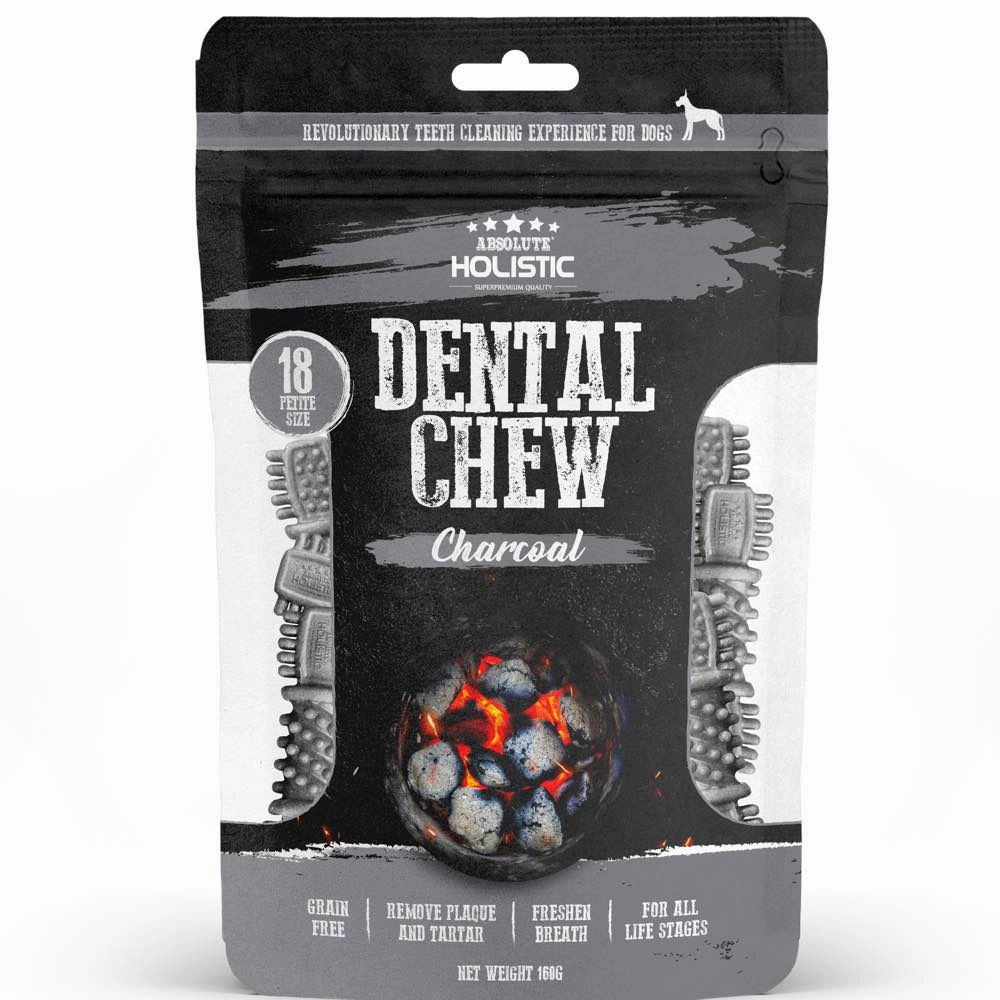 Absolute Holistic Dental Chew Charcoal Value Pack 160g