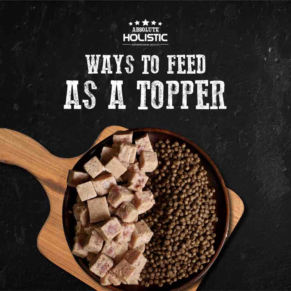 Absolute Holistic Pork Complete & Balanced Meaty Loaf Wet Tray Dog Food 100g