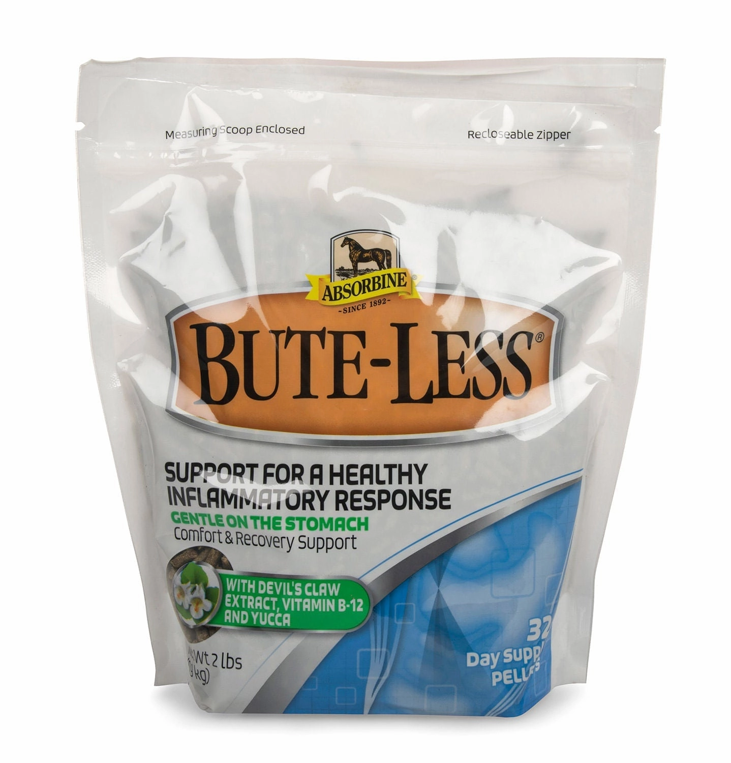 Absorbine Bute-Less Pellets Comfort & Recovery Horse Supplement