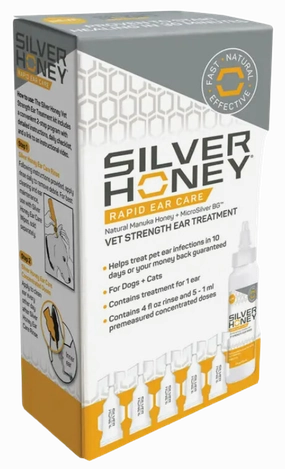 Absorbine Silver Honey Dog & Cat Rapid Ear Care Ear Treatment