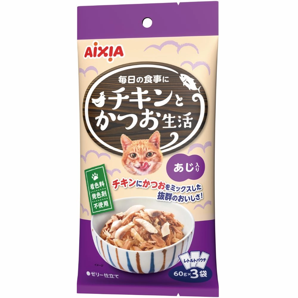 Aixia Chicken & Fish Life Mackerel Grain-Free Cat Treats 180g