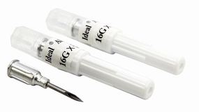 Aluminum Hub Needle 16g x 5/8", 100/box