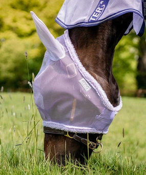 Amigo Horse Fly Mask with Ears, Lavender