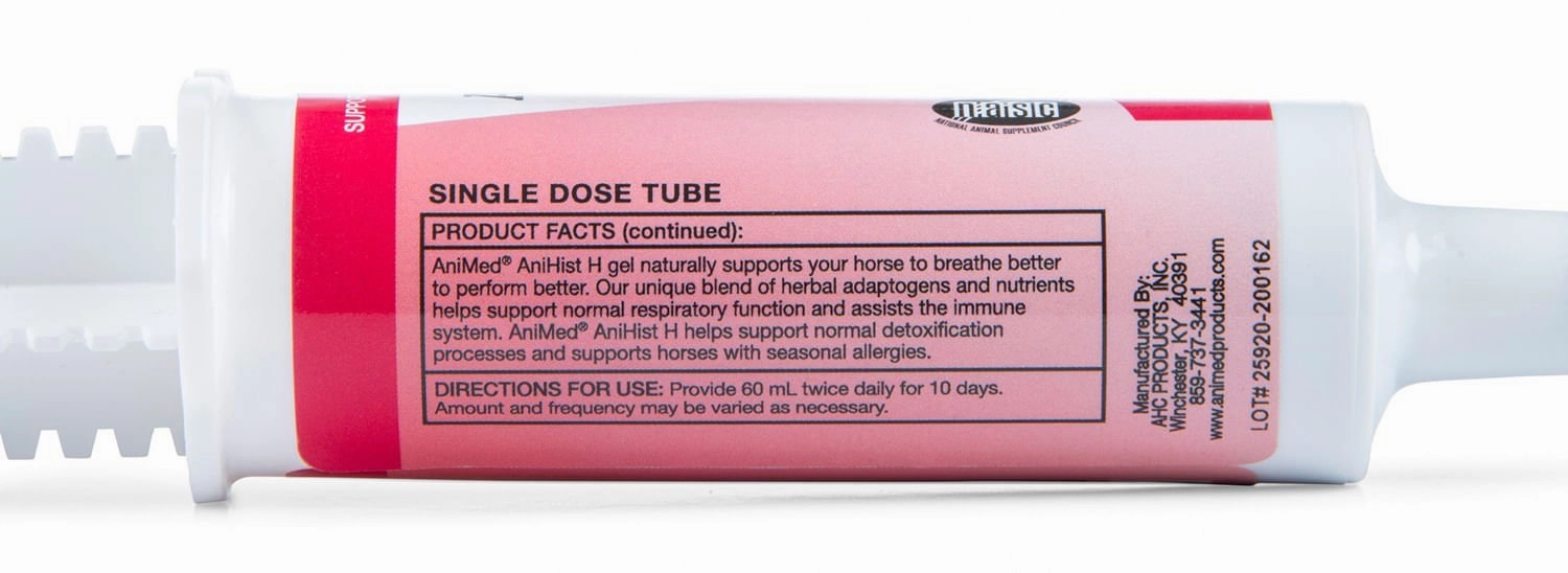 AniMed AniHist H Equine Oral Gel, 60 mL