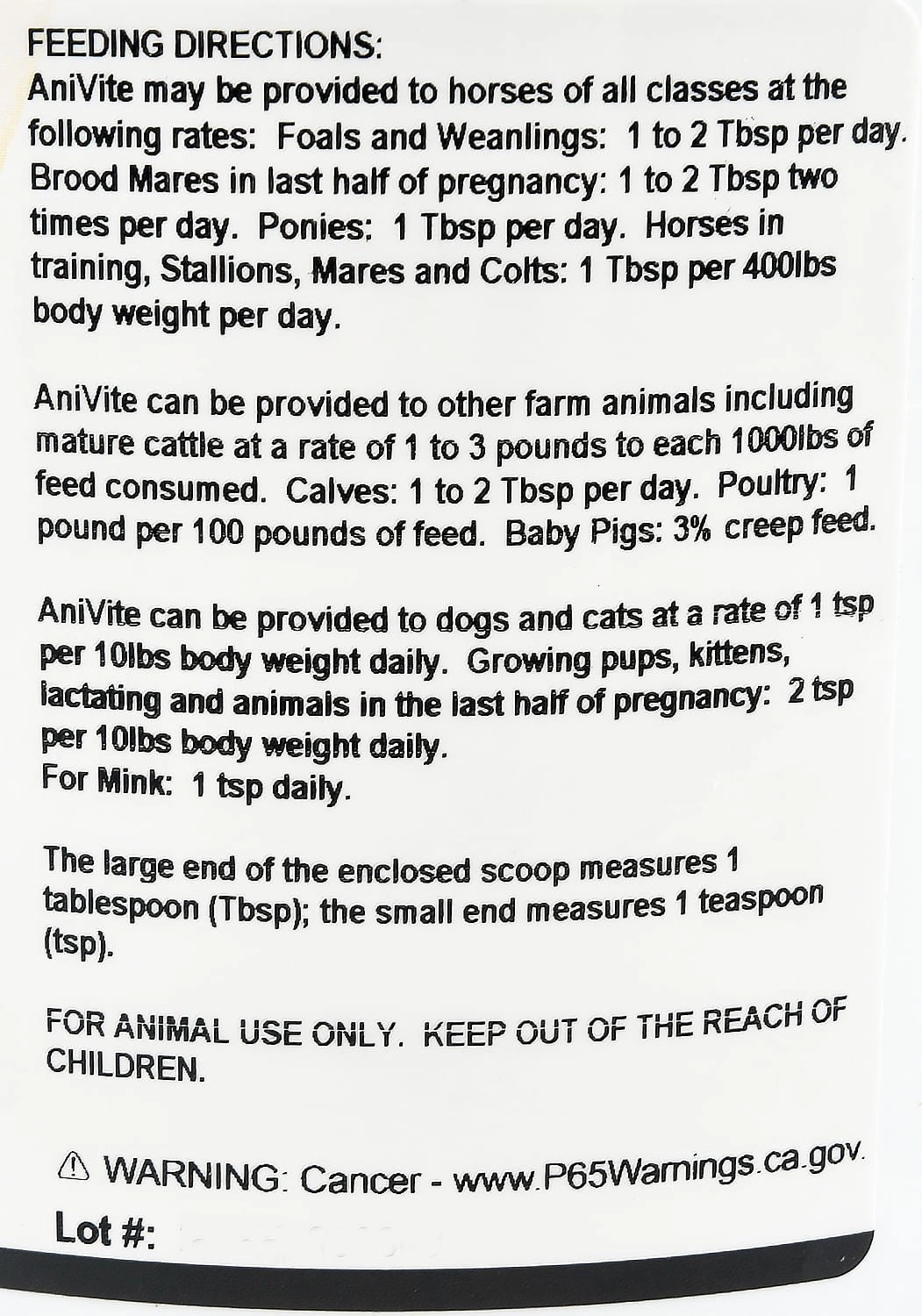 AniVite Conditioning Supplement