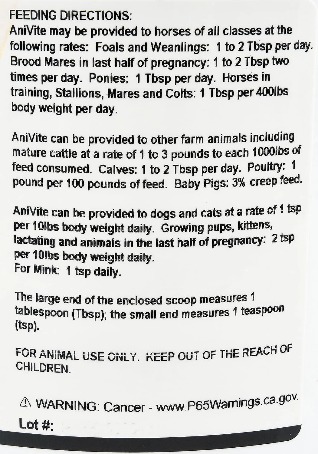AniVite Conditioning Supplement