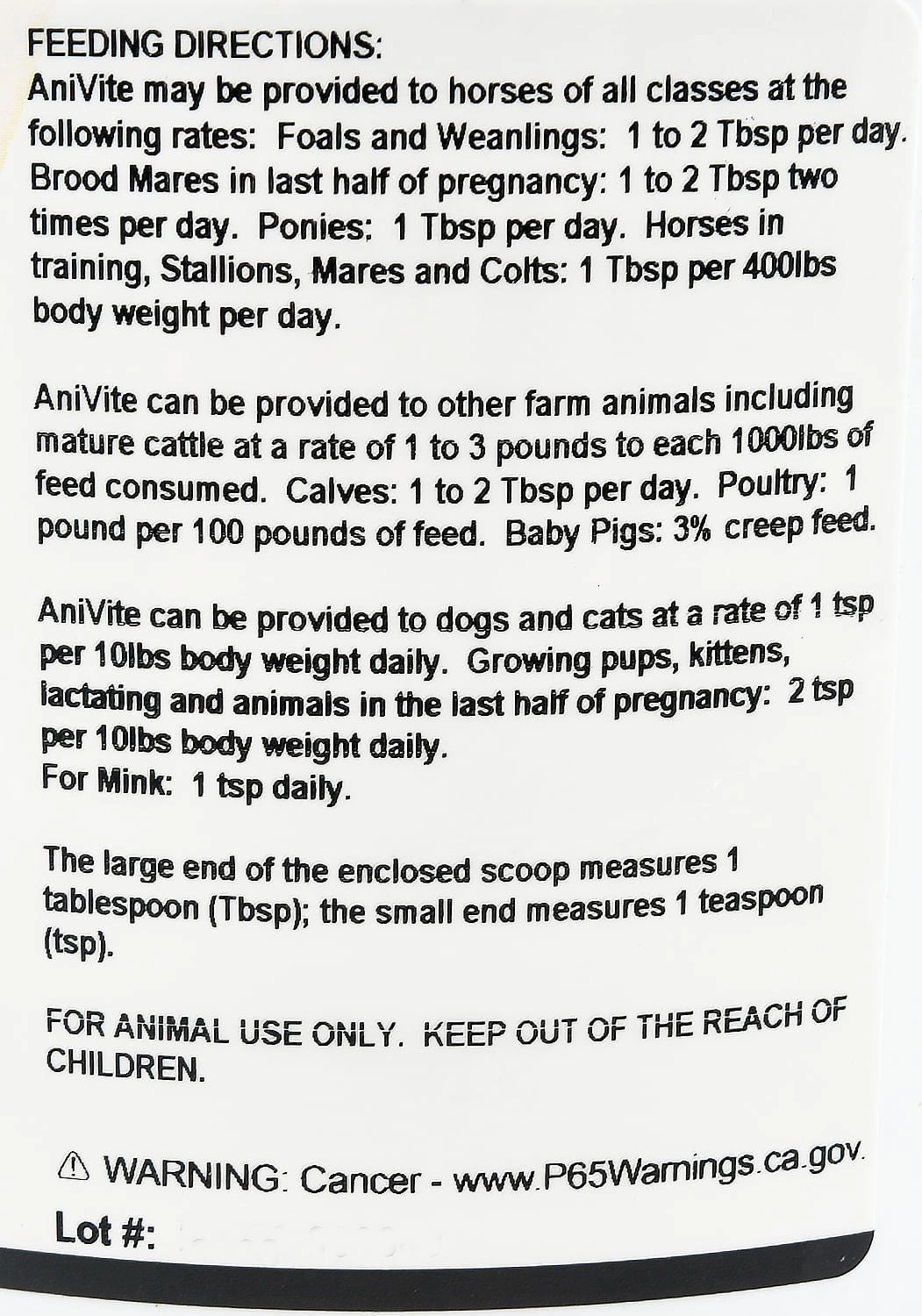 AniVite Conditioning Supplement