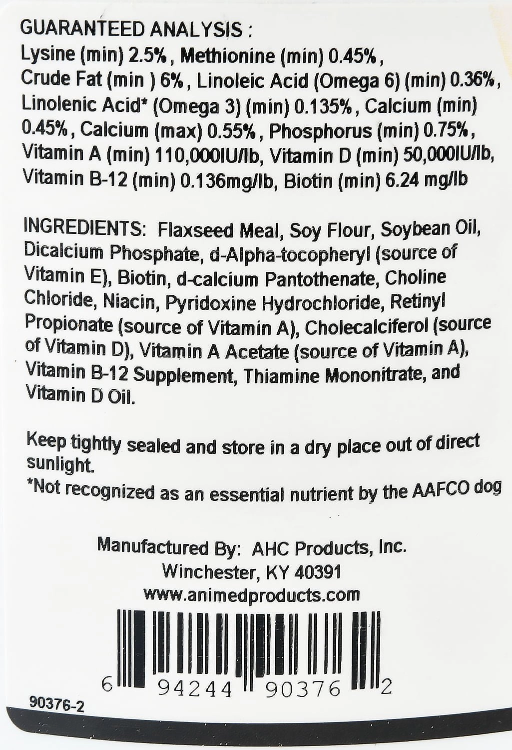 AniVite Conditioning Supplement