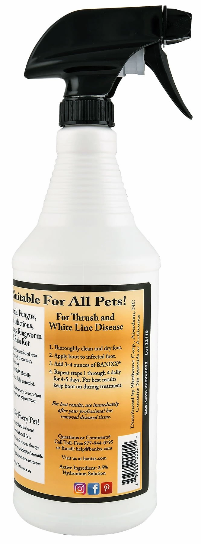 Banixx Horse & Pet Care Antibacterial & Antifungal Spray