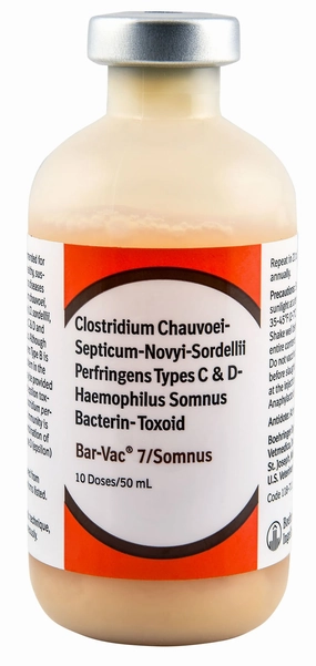 Bar-Vac 7/Somnus Blackleg Cattle Vaccine