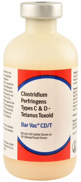 Bar Vac CD/T Vaccine for Cattle, Sheep, & Goats