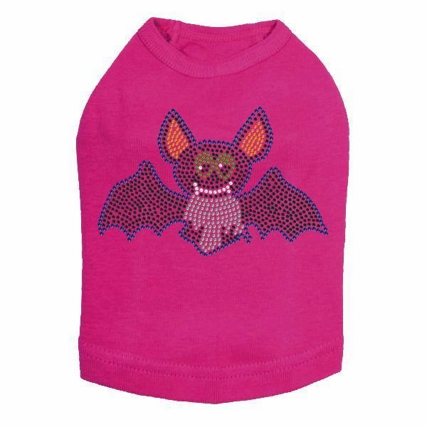 Bat Rhinestone Dog Tank