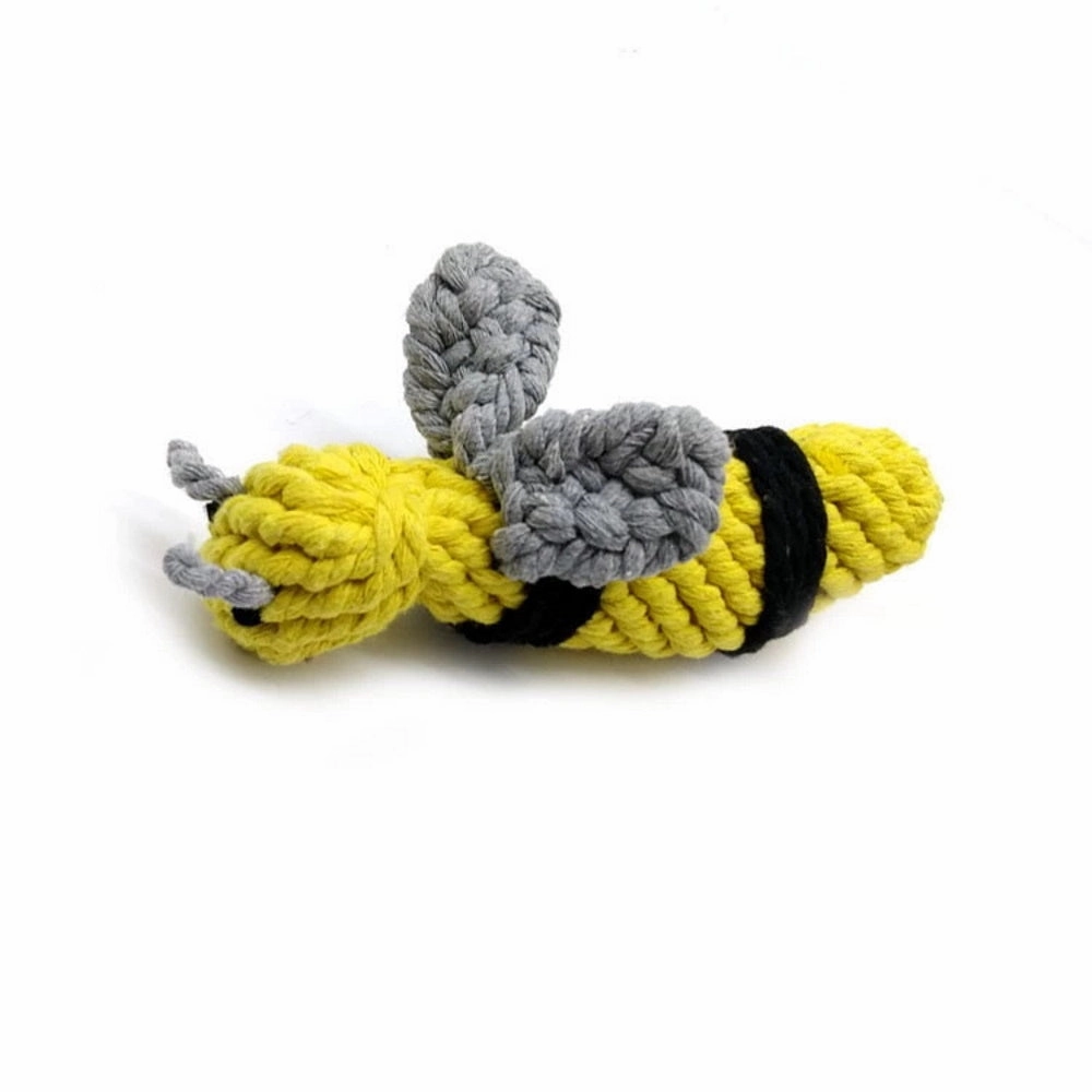 Bee Rope Dog Toy