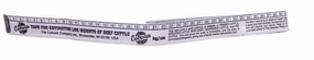 Beef Cattle Weigh Tape