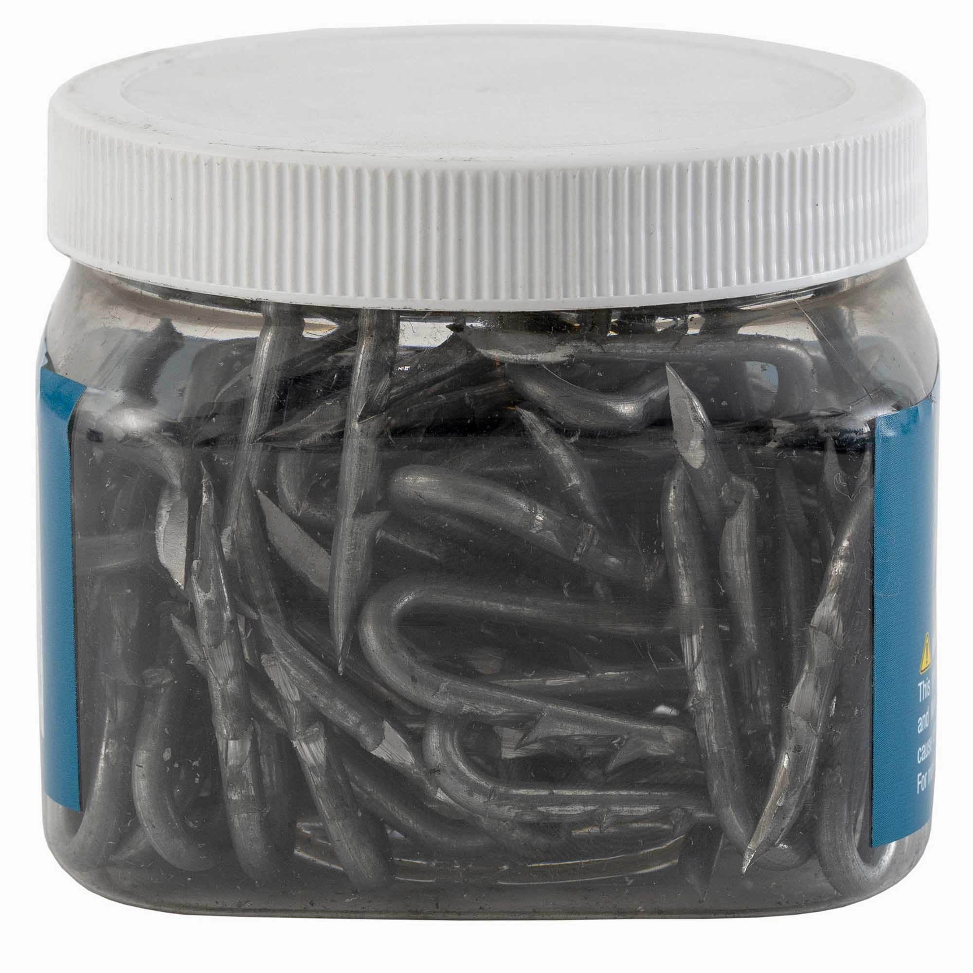Bekaert 1.5" 8 ga Double Barbed Fence Staples, 75 ct/tub