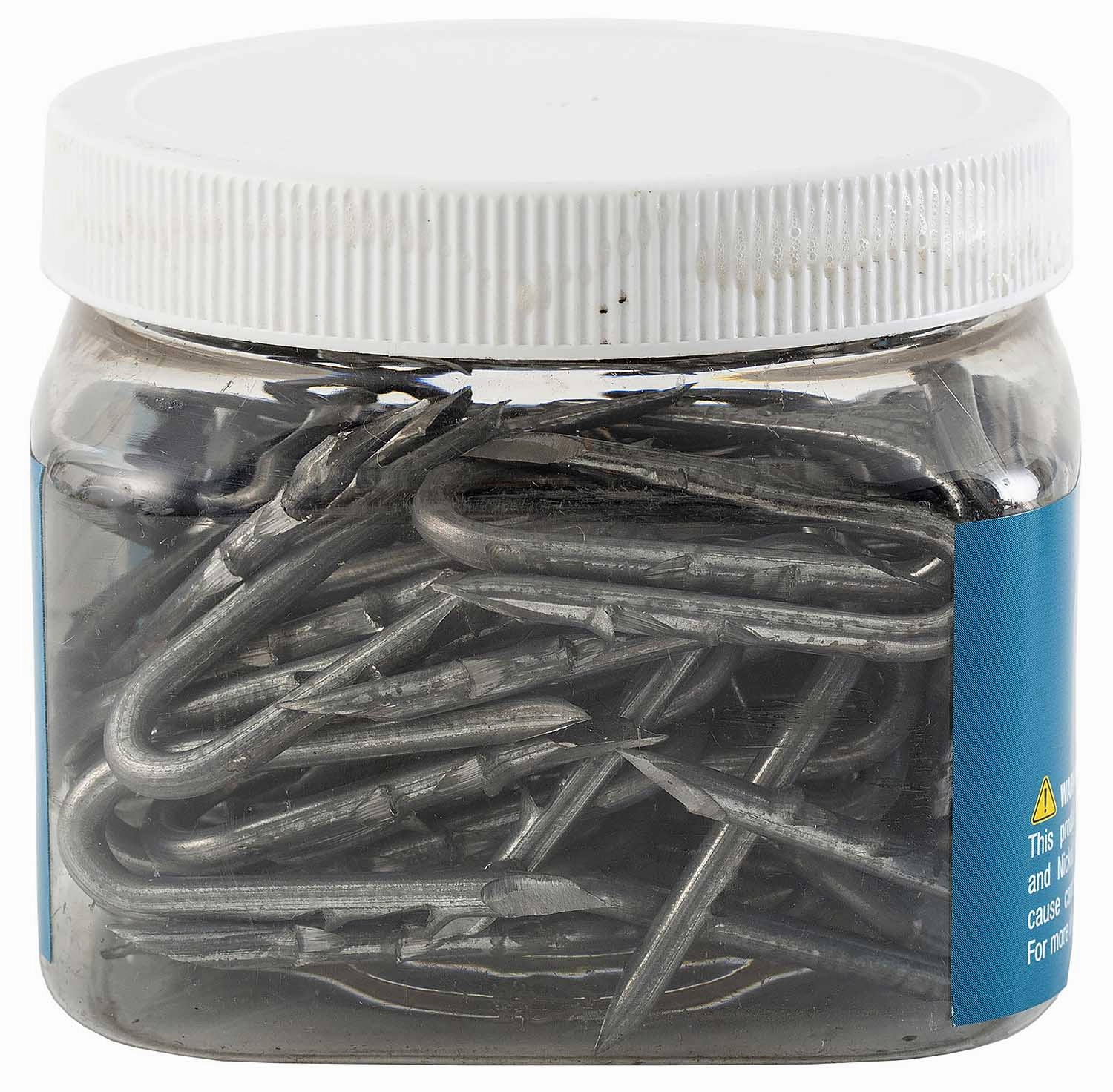 Bekaert 1.75" 8 ga Double Barbed Staples, 75 ct/jar