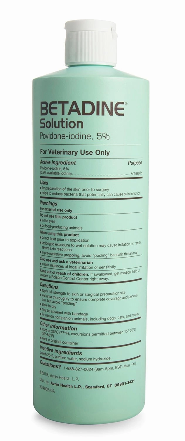 Betadine Solution (Povidone Iodine)