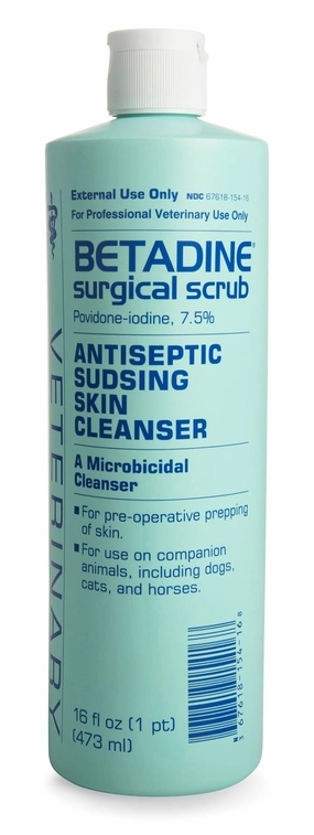 Betadine Surgical Scrub Sudsing Skin Cleanser (Povidone Iodine)