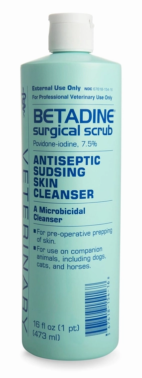 Betadine Surgical Scrub Sudsing Skin Cleanser (Povidone Iodine)