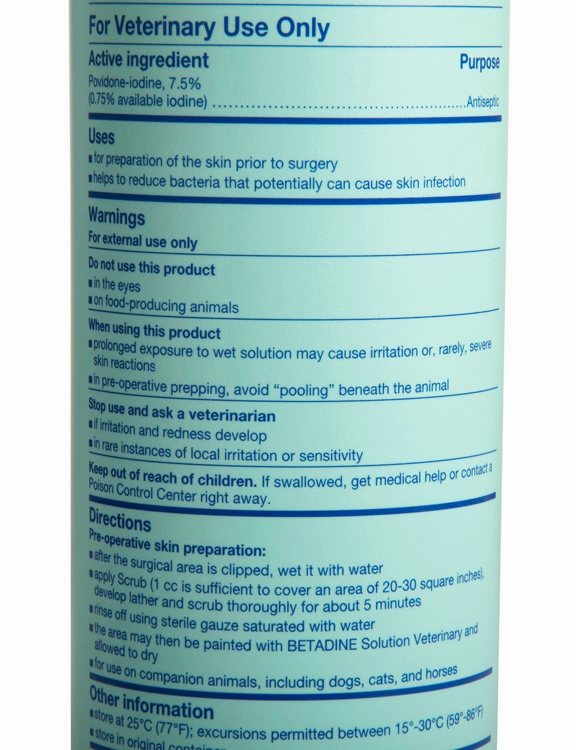Betadine Surgical Scrub Sudsing Skin Cleanser (Povidone Iodine)