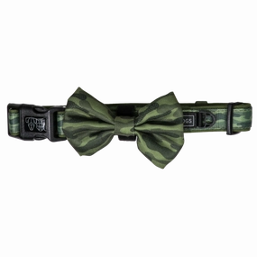 Big & Little Dogs Camouflaged Collar & Bow Tie