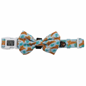 Big & Little Dogs Go Get Em' Tiger Collar & Bow Tie