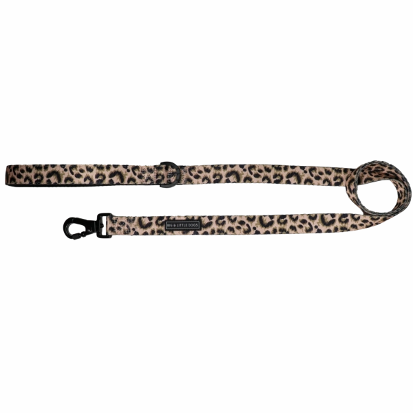 Big & Little Dogs Luxurious Leopard Dog Leash