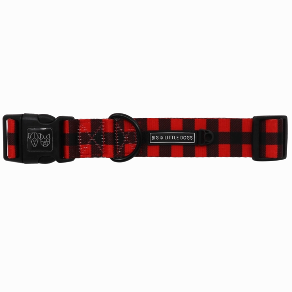 Big & Little Dogs Plaid to the Bone Collar & Bow Tie