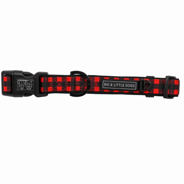 Big & Little Dogs Plaid to the Bone Collar & Bow Tie