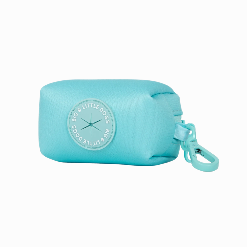Big & Little Dogs Poop Bag Holder - Aqua