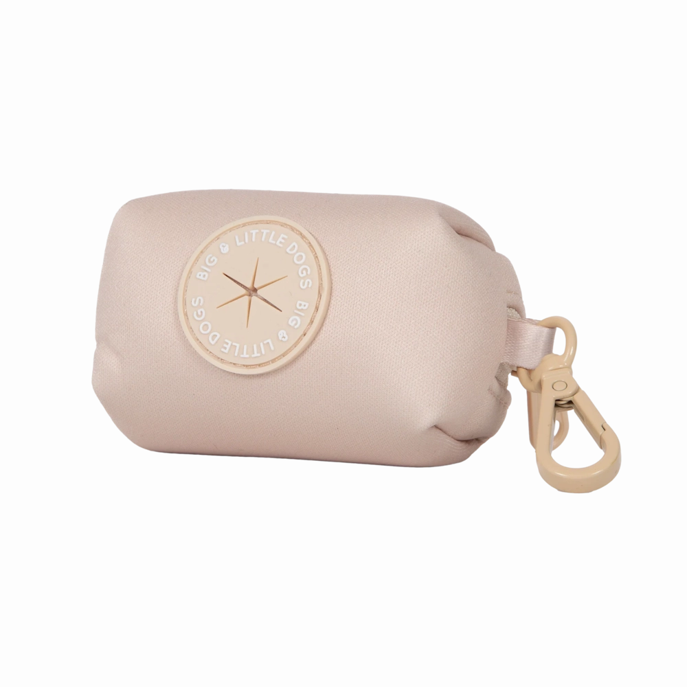 Big & Little Dogs Poop Bag Holder - Beige