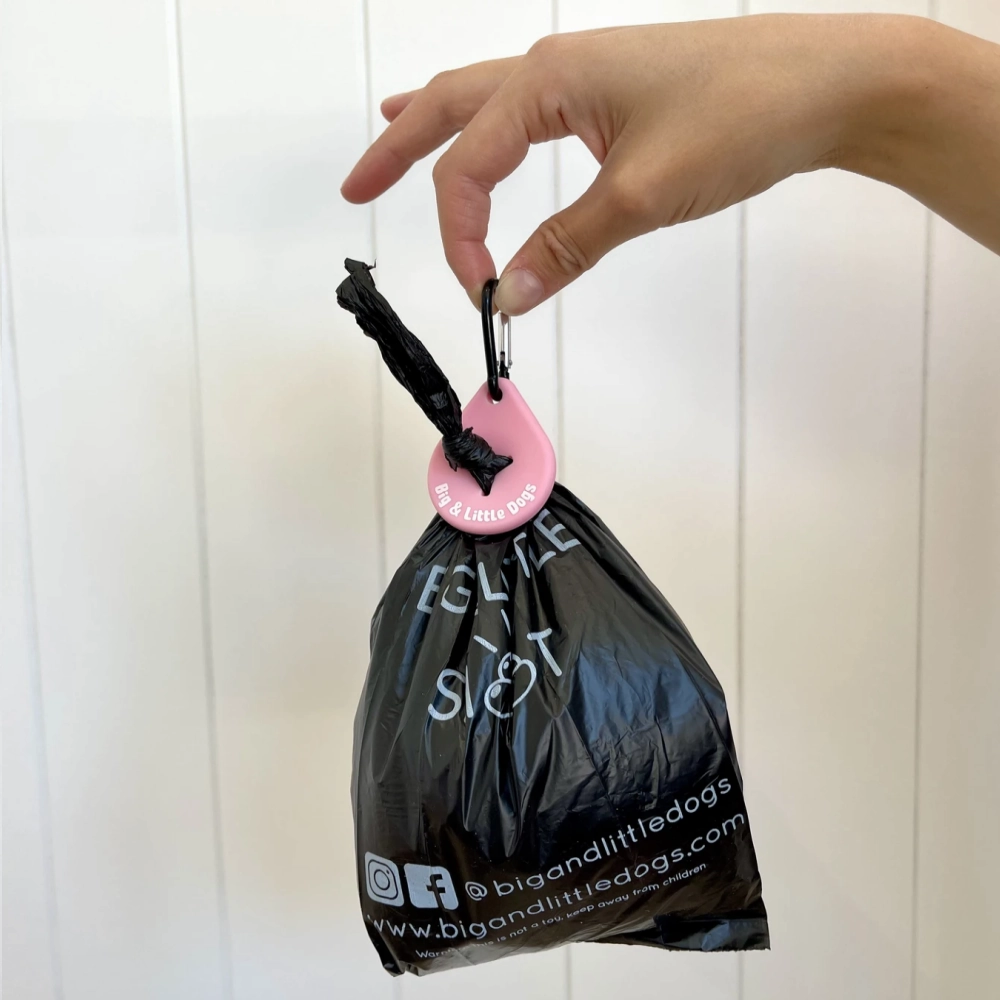 Big & Little Dogs Poop Holder - Candy Red
