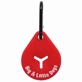 Big & Little Dogs Poop Holder - Candy Red