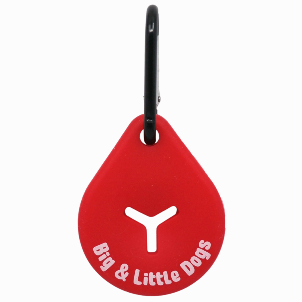 Big & Little Dogs Poop Holder - Candy Red