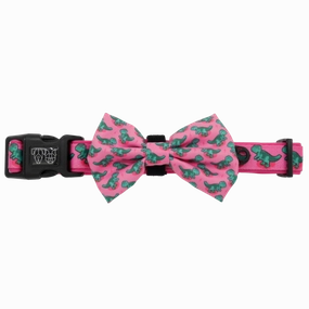 Big & Little Dogs Princess-asaurus Collar & Bow Tie