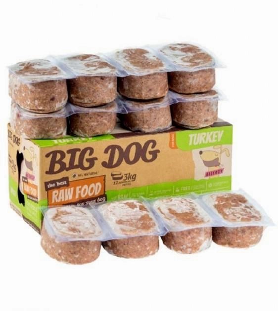 Big Dog Barf Turkey Frozen Raw Dog Food 3kg