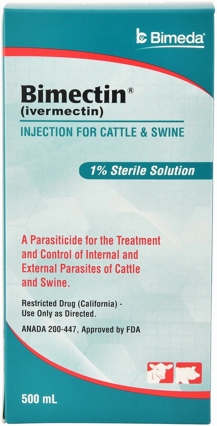 Bimectin Injection (1%) Cattle & Swine Dewormer