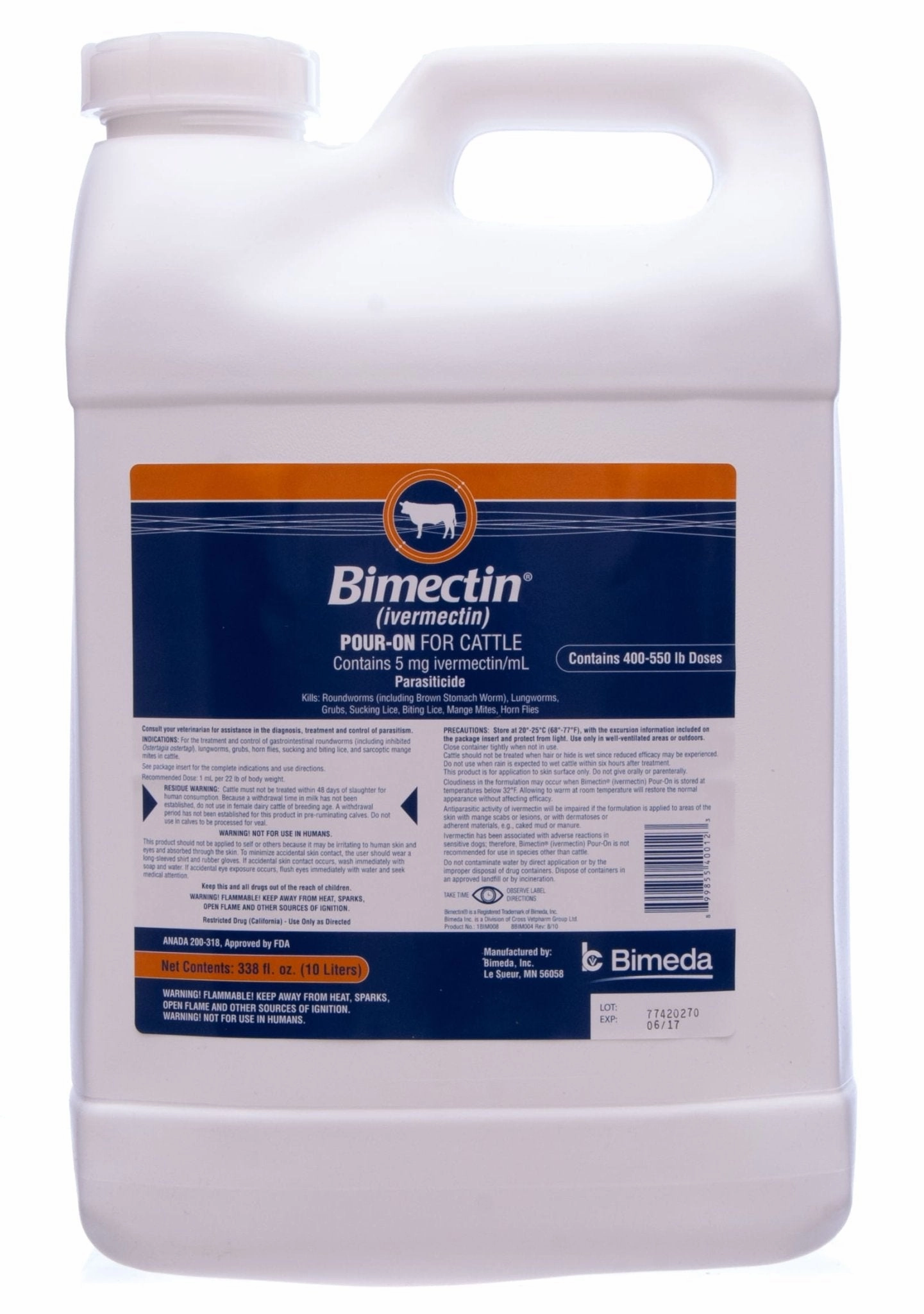 Bimectin Pour-on Dewormer