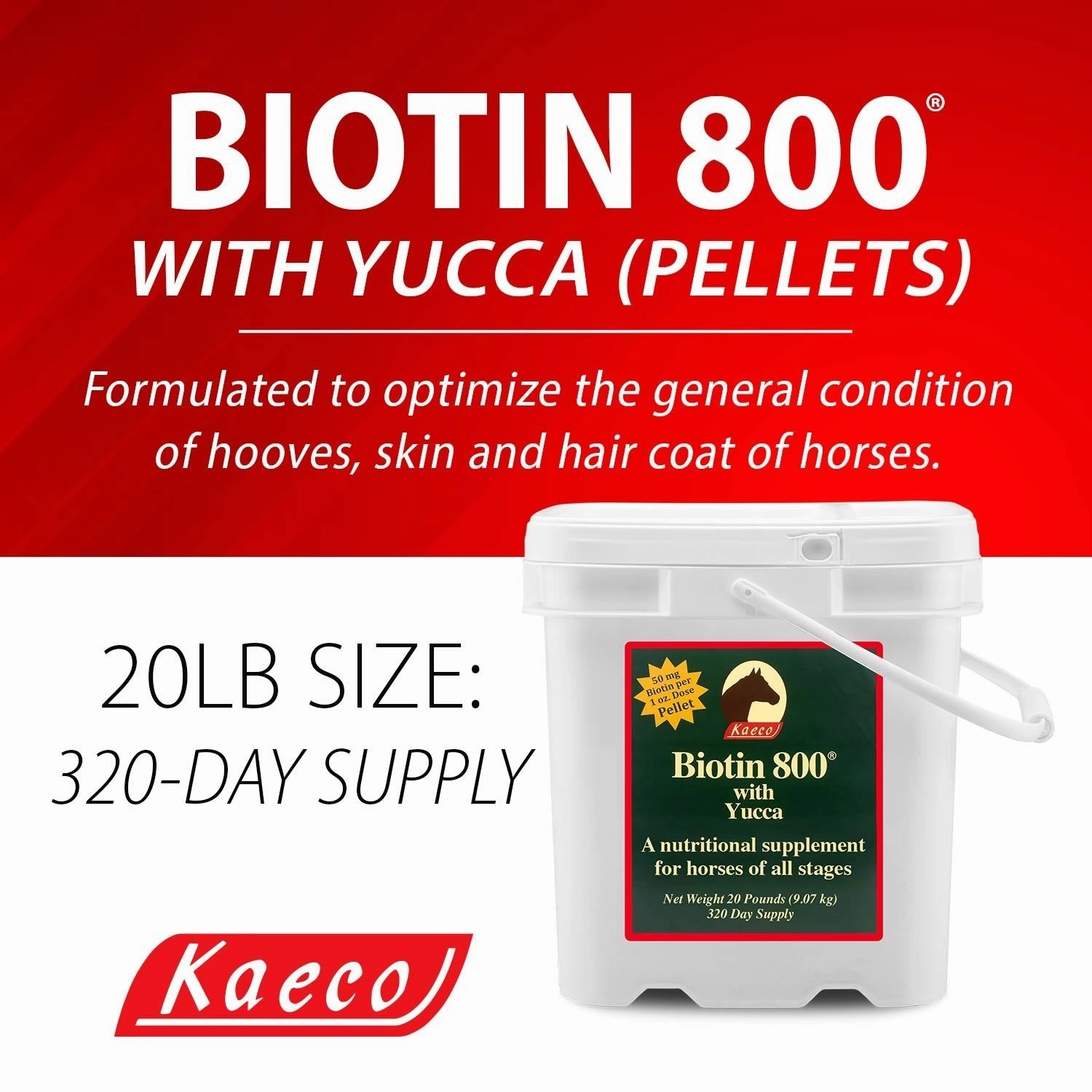 Biotin 800 Pellets Equine Supplement