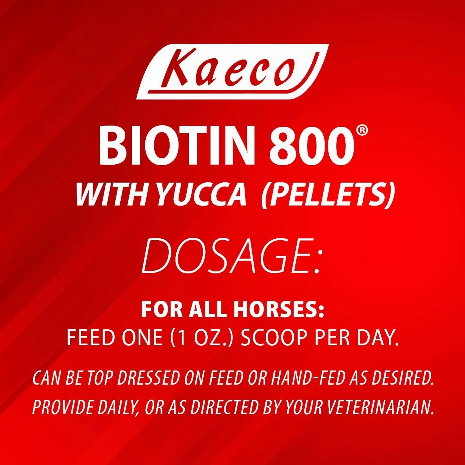 Biotin 800 Pellets Equine Supplement
