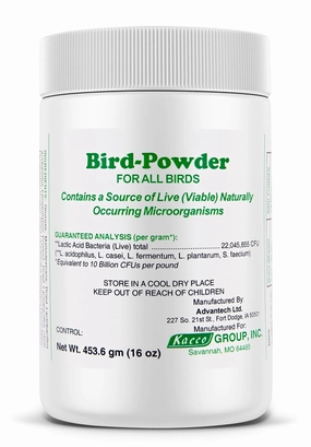 Bird-Powder (Probiotic) for All Birds, 16 oz