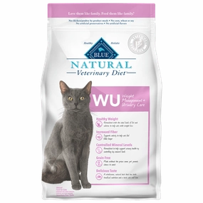 Blue Buffalo BLUE Natural Veterinary Diet WU Weight Management   Urinary Care Dry Cat Food