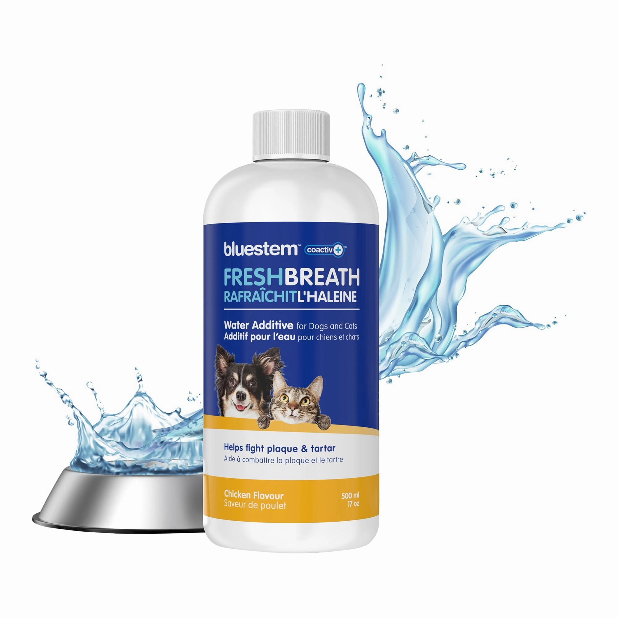 bluestem Fresh Breath Plaque & Tartar Control Water Additive for Dogs & Cats