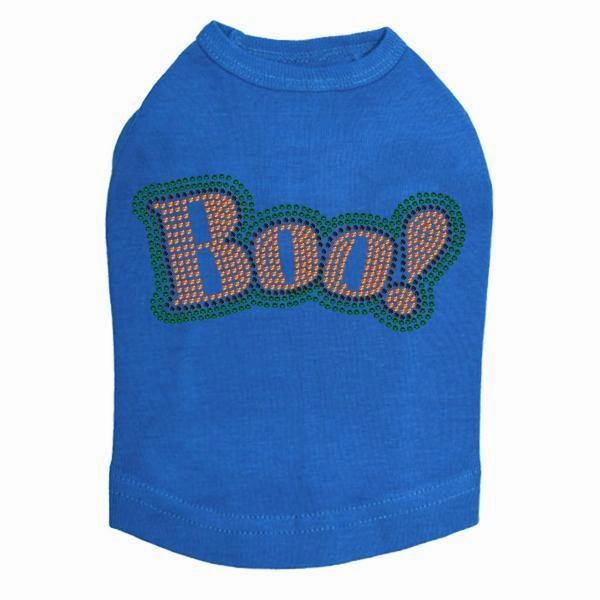 Boo! Rhinestone Dog Tank